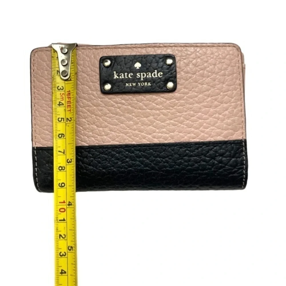 Kate spade pink black colorblock wallet